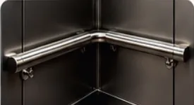 Corner handrail handrail