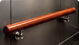 Wooden handrail